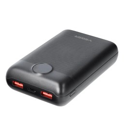 Bateria zewnętrzna (POWER BANK) VEGER S20 - 20 000mAh LCD Quick Charge PD 22,5W czarny (W2053)