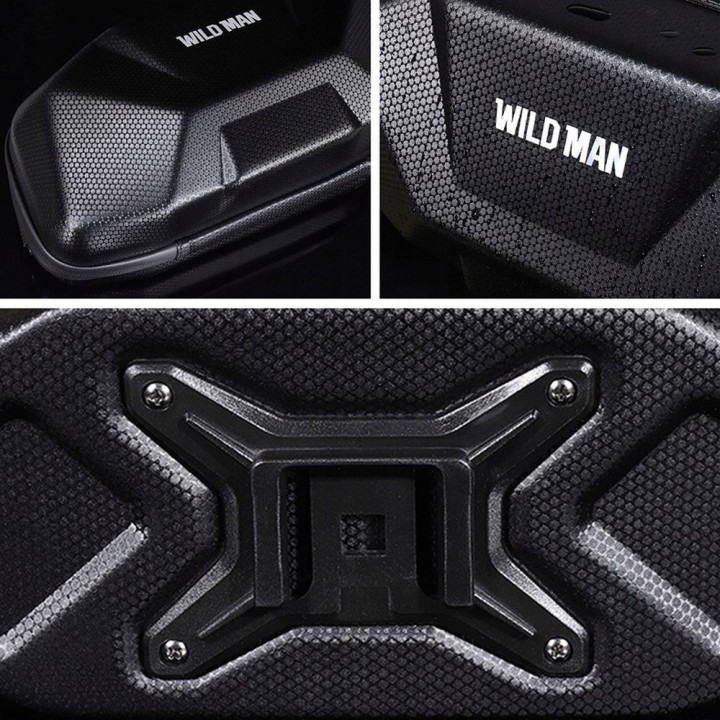 WILDMAN zippered bicycle handlebar bag 3,5L X9 black