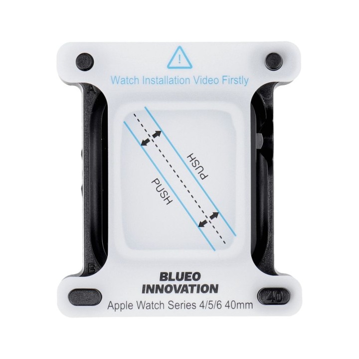 Tempered glass 5D for Apple Watch SE / SE 2 / SE 3 40MM Mr. Monkey Glass (Anti-Static Strong HD) black