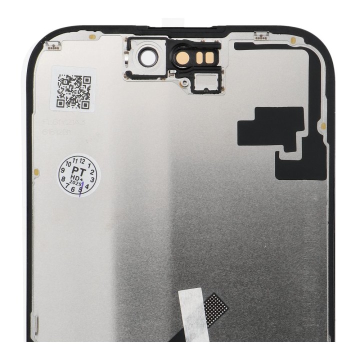 Display for iPhone 16 with black touch screen (HD+ Incell) IC Transferable
