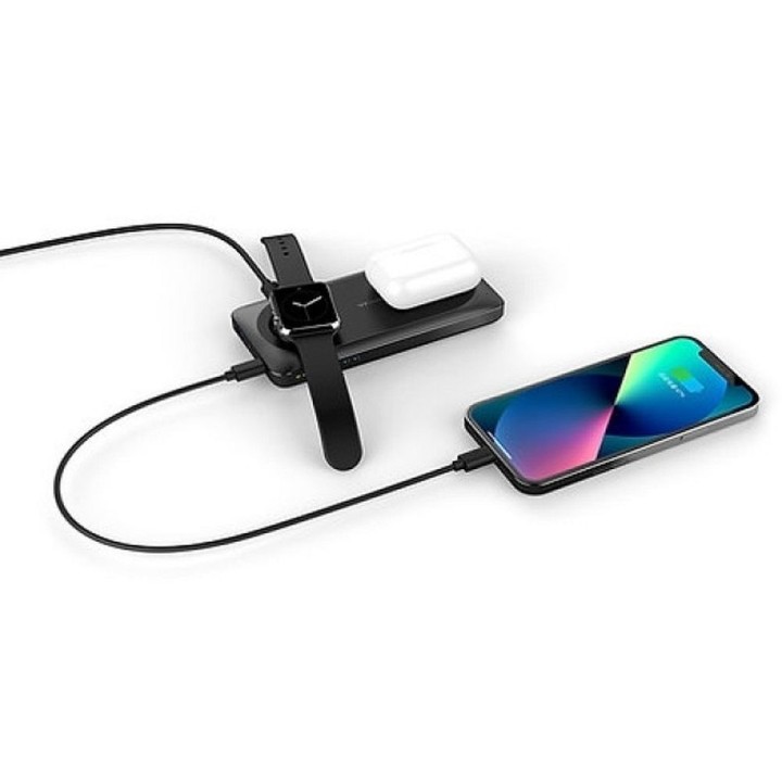 Power bank MagSafe compatible Veger MagMulti (W1156) PD QC3.0 3A 22,5W 10000 mAh with charging wireless black