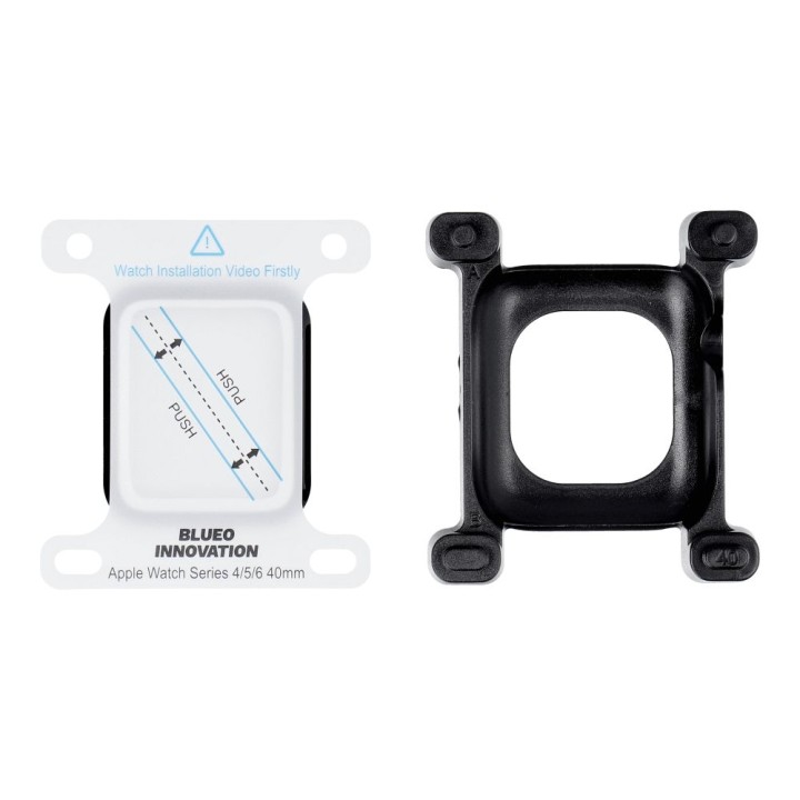 Tempered glass 5D for Apple Watch SE / SE 2 / SE 3 40MM Mr. Monkey Glass (Anti-Static Strong HD) black