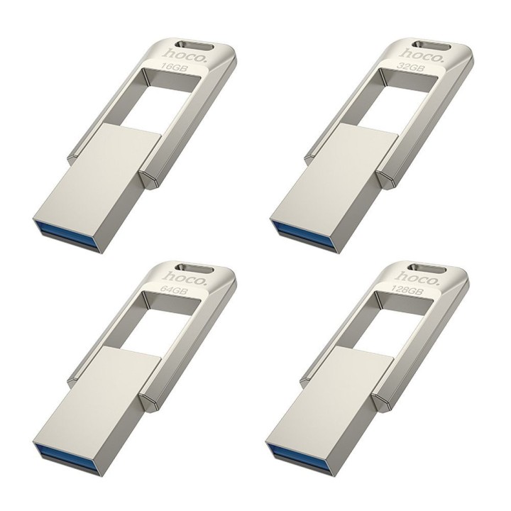 Флешка 32GB USB 3.0 (USB A) Hoco UD16 нікель
