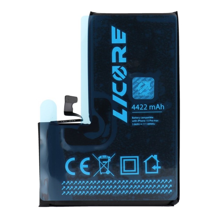 LICORE акумулятор для IPHONE 15 Pro Max 4422 mAh
