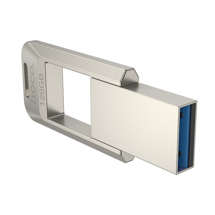 Флешка 128GB USB 3.0 (USB A) Hoco UD16 нікель