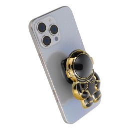 Stojak for phone ASTRONAUTA - stick-on - black