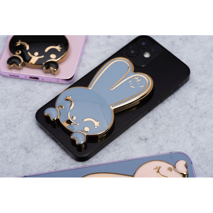Stojak for phone Bunny - stick-on - blue