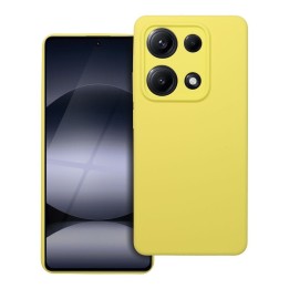 Чехол для Xiaomi Redmi Note 14S Silicone 2mm (camera protection) желтый
