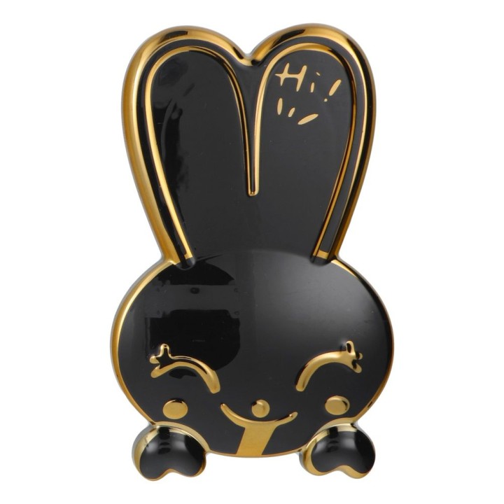 Phone stand bunny - adhesive - black
