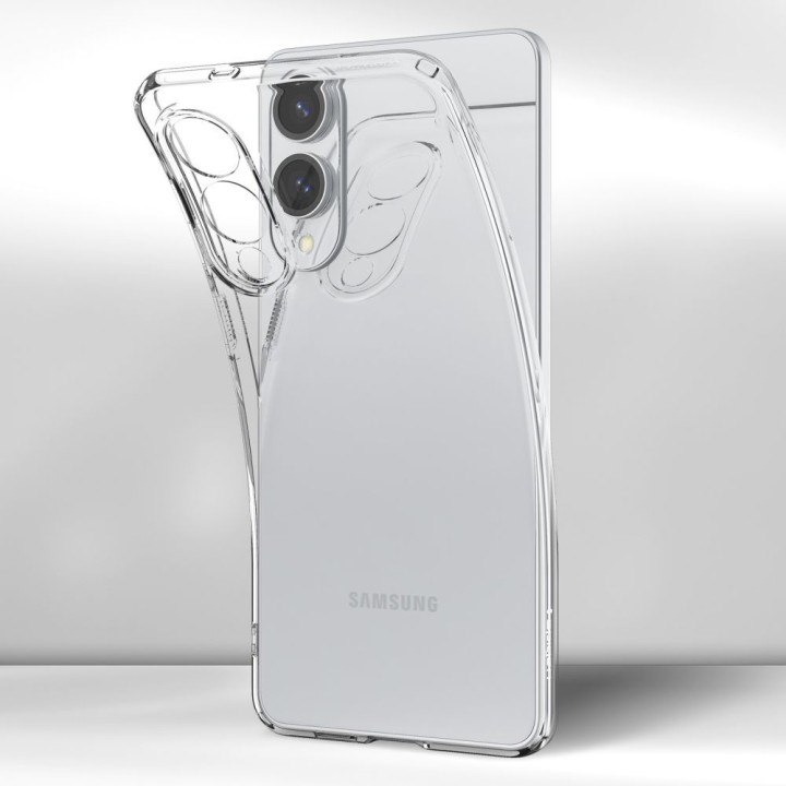 SPIGEN case LIQUID CRYSTAL for SAMSUNG S25 Edge crystal clear