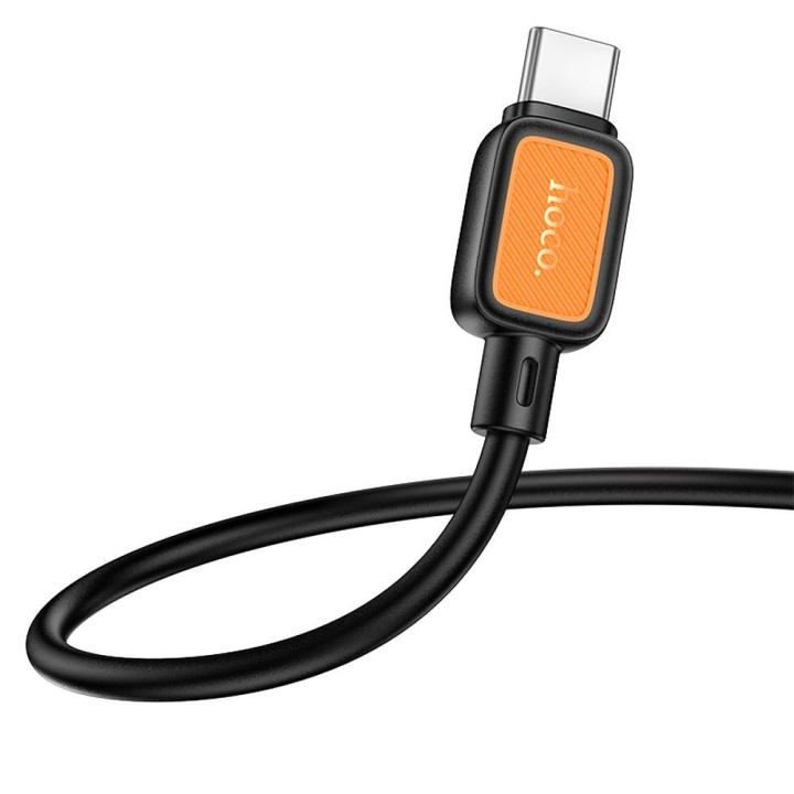 Кабель USB-C – USB-C Hoco 3A 60W 1 m X108 черный