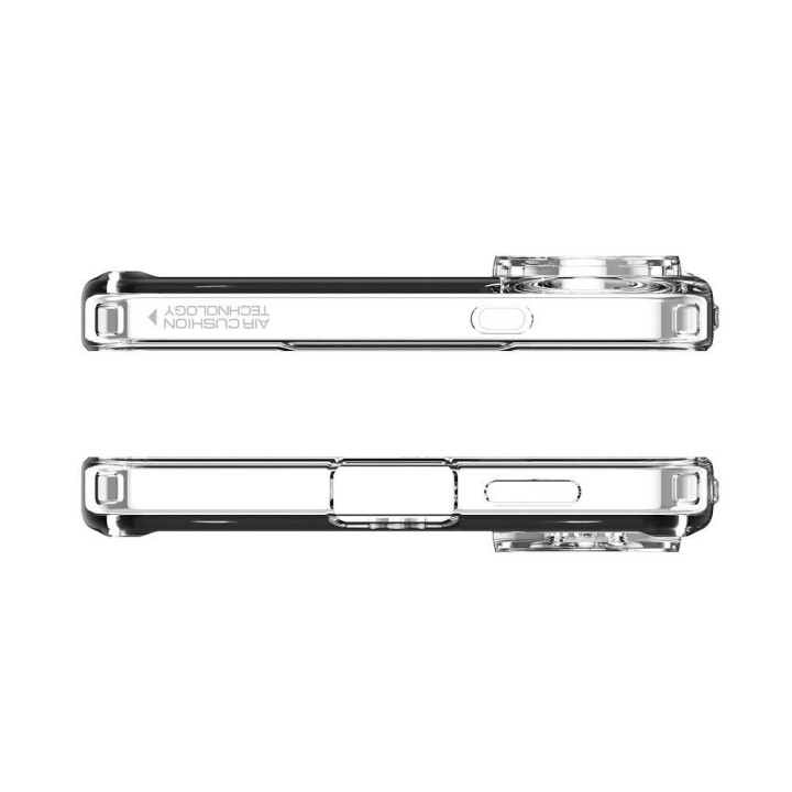 SPIGEN case ULTRA HYBRID MAG compatible with Magsafe for SAMSUNG S25 Edge clear white