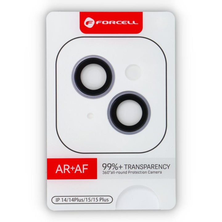 Szkło hartowane na aparat do iPhone 14 / 14 PLUS Forcell Premium fioletowe 0INT