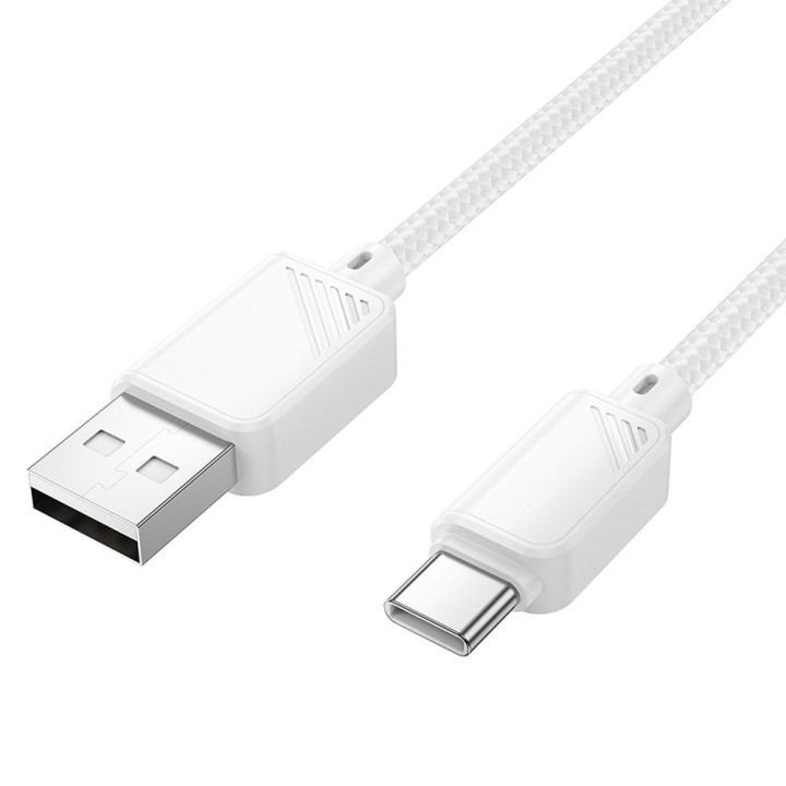 USB-A to USB-C cable Hoco 3A 1 m X113 white