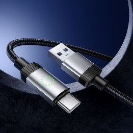 Кабель USB-A – USB-C Hoco 3A 1 m X117 черный