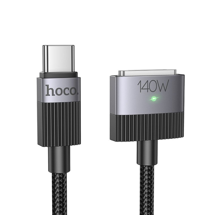 Кабель USB C — Mag3 Hoco 5A 140W магнітний 1,8 m U141 чорний