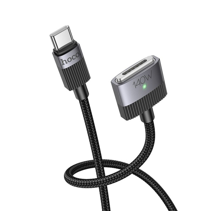 Кабель USB C для Mag3 Hoco 5A 140W магнитный 1,8 m U141 черный