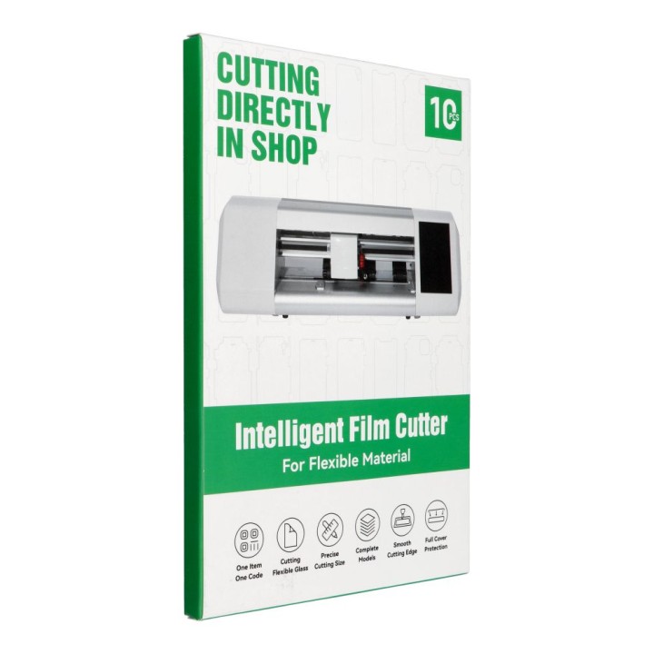 Film for cutting for plotter for back phone 180 x 120 mm 10 pcs - carbon