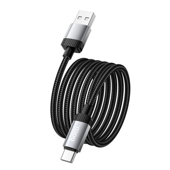 USB-A to USB-C cable Hoco 3A 1 m X117 black