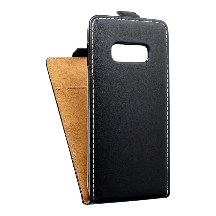 Vertical flip case for Samsung S10e Slim Flexi Fresh black