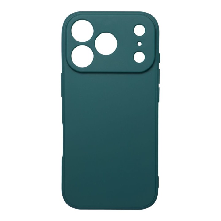 Case for iPhone 17 Pro / 18 Pro (low camera edge) Matt dark green