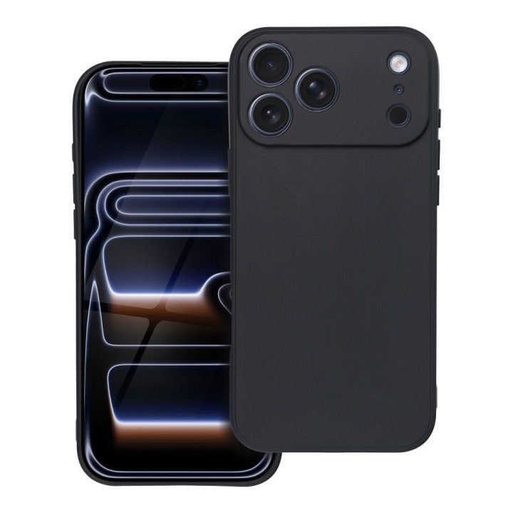 Чехол для iPhone 17 Pro Max / 18 Pro Max (low camera edge) Matt черный