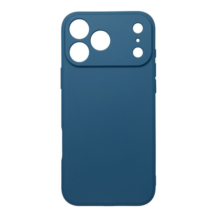 Case for iPhone 17 Pro Max / 18 Pro Max (low camera edge) Matt blue