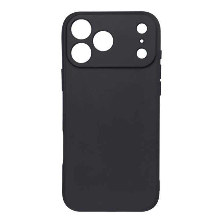 Чехол для iPhone 17 Pro Max / 18 Pro Max (low camera edge) Matt черный