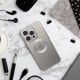 Etui na iPhone 17 AIR Glam srebrne
