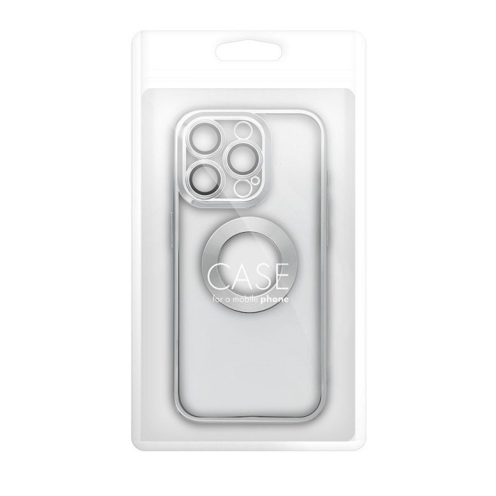 Чехол для iPhone 17 AIR Glam серебристый