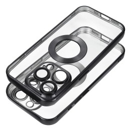 Case for iPhone 17 Pro Max / 18 Pro Max (low camera edge) Glam black