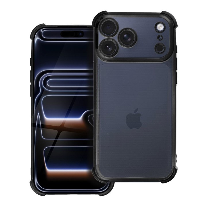 Чехол для iPhone 17 Pro Max / 18 Pro Max (low camera edge) Antishock Electro черный