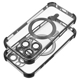 Чохол для iPhone 17 AIR Antishock Electro сумісний з MagSafe чорний