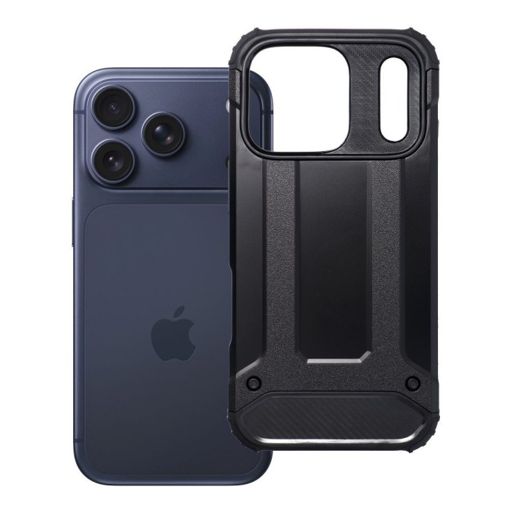 Чохол для iPhone 17 Pro / 18 Pro (low camera edge) Armor чорний