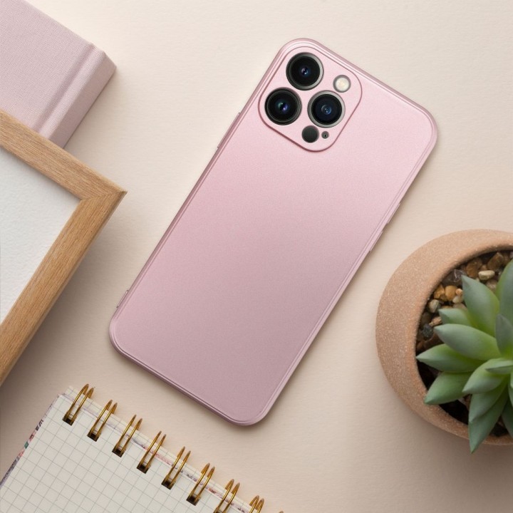 Чохол для iPhone 17 Metallic рожевий