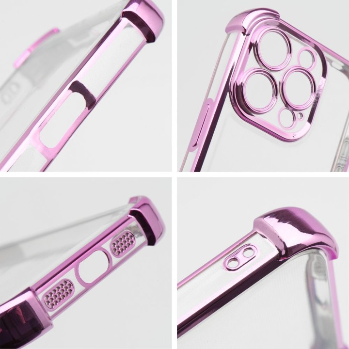 Etui na iPhone 17 Pro / 18 Pro (low camera edge) Antishock Electro purpurowe