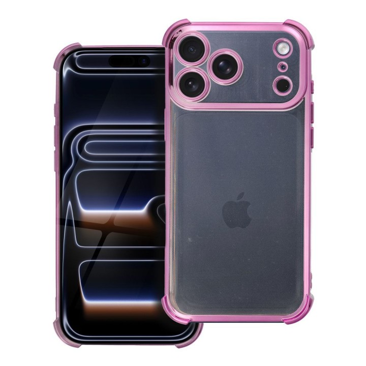 Чохол для iPhone 17 Pro Max / 18 Pro Max (low camera edge) Antishock Electro пурпуровий