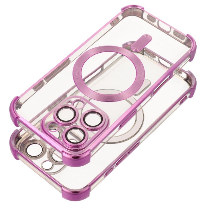Case for iPhone 17 Antishock Electro MagSafe compatible purple