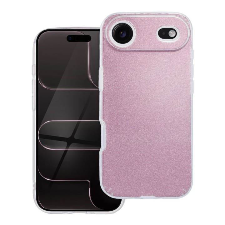 Чехол для iPhone 17 AIR Shining розовый