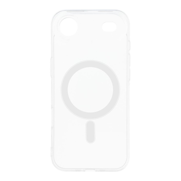Case for iPhone 17 AIR Clear Case 2 mm Mag Cover compatible with MagSafe (camera protection) transparent