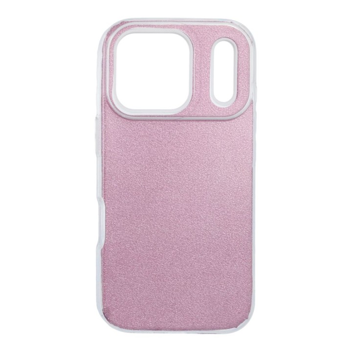 Case for iPhone 17 Pro / 18 Pro (low camera edge) Shining pink