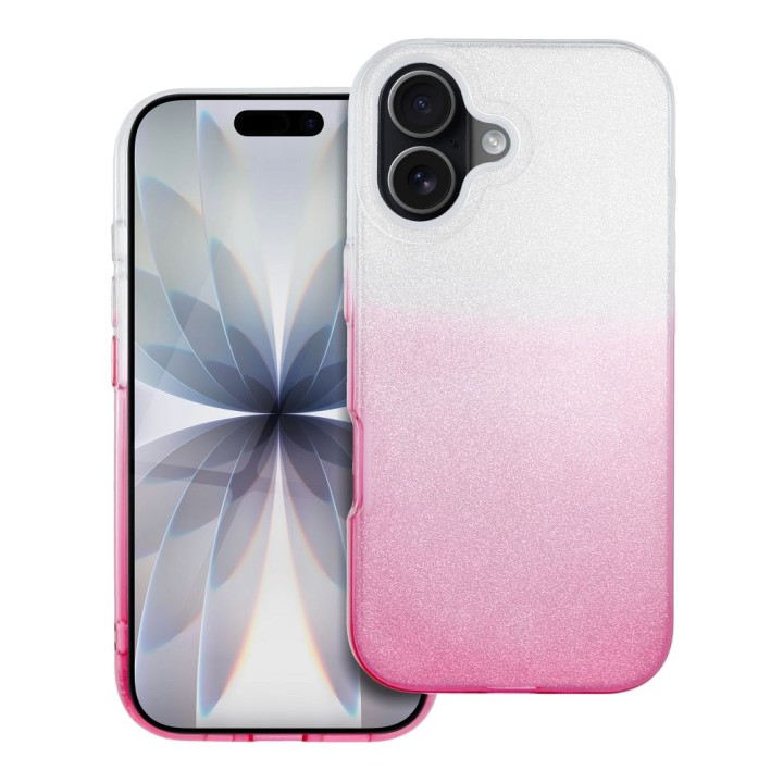 Чохол для iPhone 17 Shining прозорий рожевий