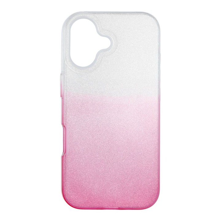 Etui na iPhone 17 Shining transparentne różowe