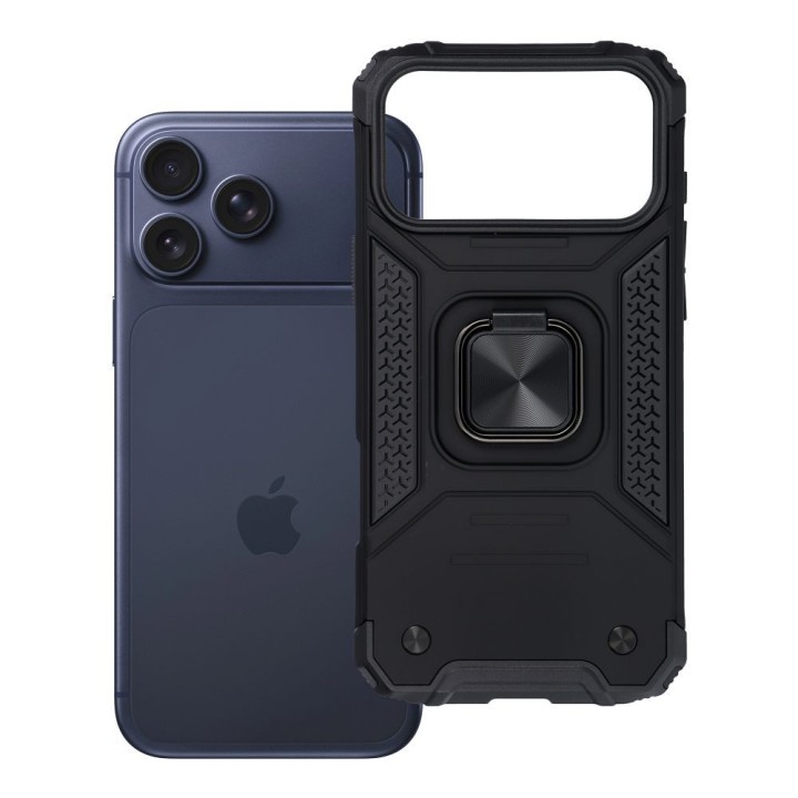 Чохол для iPhone 17 Pro Max / 18 Pro Max (low camera edge) Nitro чорний