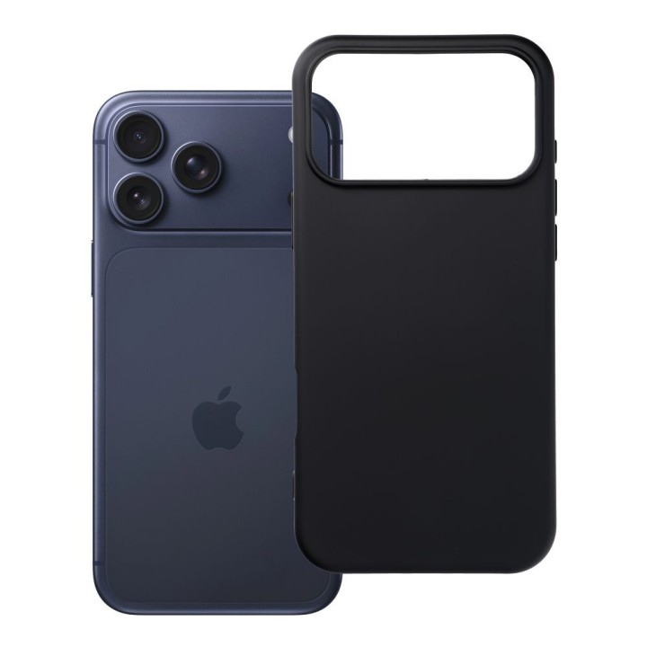 Etui na iPhone 17 Pro Max / 18 Pro Max (low camera edge) Silicone czarne