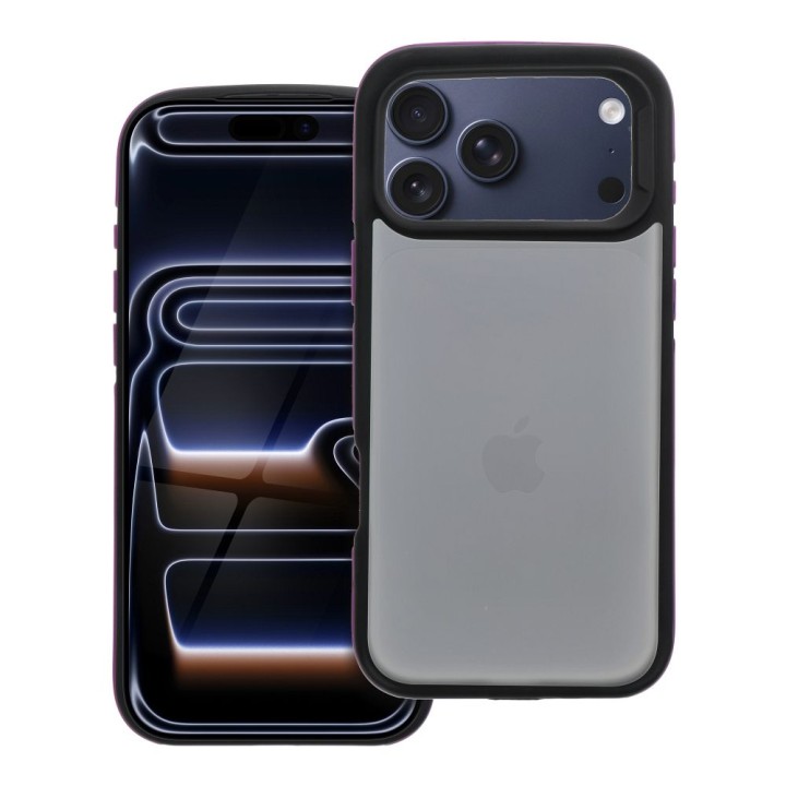 Etui na iPhone 17 Pro Max / 18 Pro Max (low camera edge) Neo fioletowe