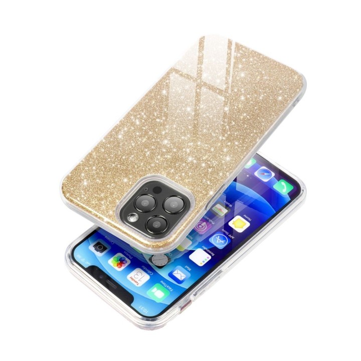 Case for iPhone 17 Pro / 18 Pro (low camera edge) Shining gold