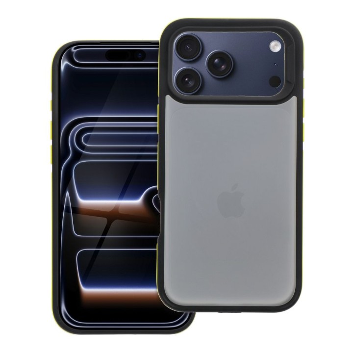 Чохол для iPhone 17 Pro Max / 18 Pro Max (low camera edge) Neo жовтий