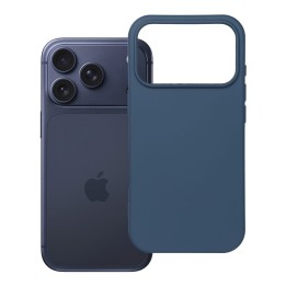 Case for iPhone 17 Pro / 18 Pro (low camera edge) Silicone blue