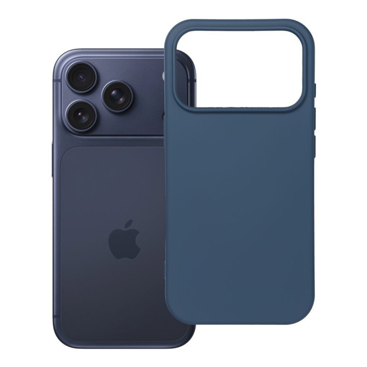 Case for iPhone 17 Pro / 18 Pro (low camera edge) Silicone blue